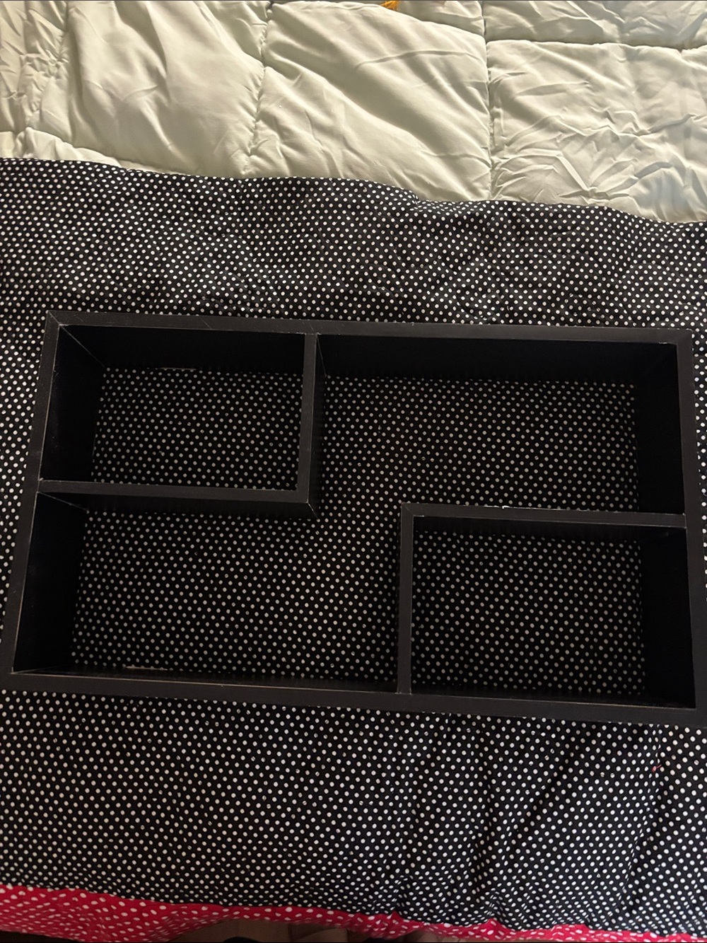 Target Black Sectioned Wall Display Shelf